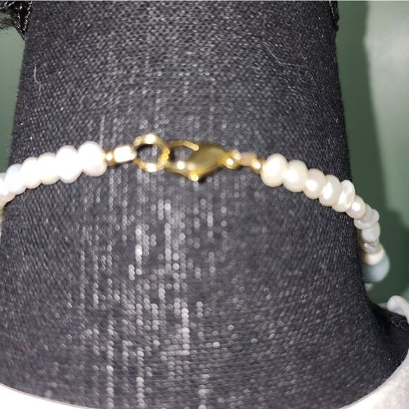 Lee Sands Gemstone & White Coral Necklace w/ Shell Pendant. NWOT - Picture 9 of 10